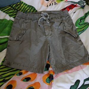 James Perse Gray Athletic Shorts Lightweight Drawstring